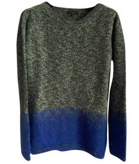GREEN AND BLUE KNIT