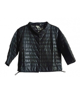 LEATHER QUILTED JACKET