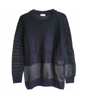 NAVY COMBINED KNIT
