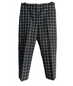 PLAID TROUSERS