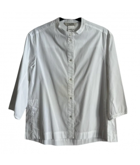 WHITE STRAIGHT BLOUSE