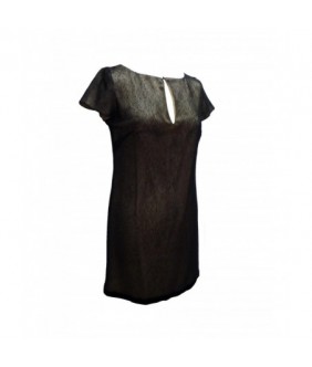 Black net dress